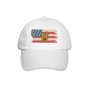 National Dog Month - Baseball Cap - white/white - Front