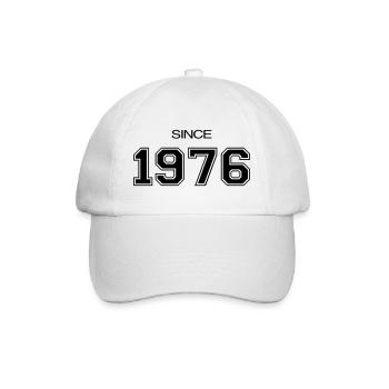 Birthday Gift 1976 - Baseball Cap - white/white - Front