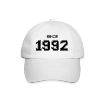 Cadeau d'anniversaire 1992 - Casquette classique - blanc/blanc - Devant