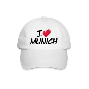 J'aime Munich / J'aime Munich - Casquette classique - blanc/blanc - Devant