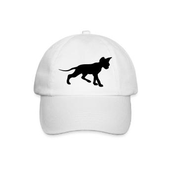 Sphynx - libre choix de la couleur - Casquette classique - blanc/blanc - Devant