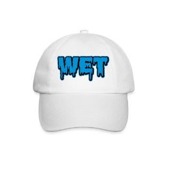 Wet | feucht | nass | Slime - Casquette classique - blanc/blanc - Devant