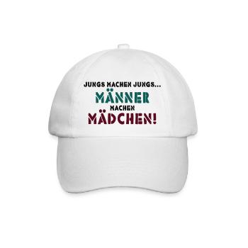 JUNGS MACHEN JUNGS - Baseballkappe - Weiß/Weiß - Vorne