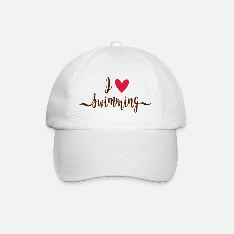 natation - Casquette classique - blanc/blanc