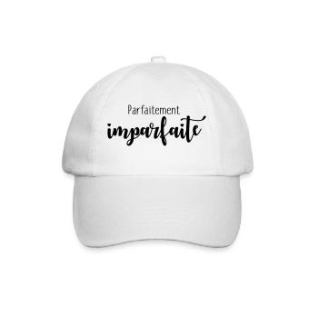 Parfaitement imparfaite - Casquette classique - blanc/blanc - Devant