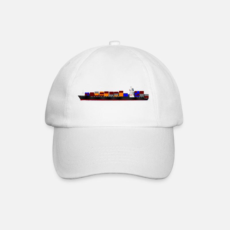 Container Ship - Casquette classique - blanc/blanc