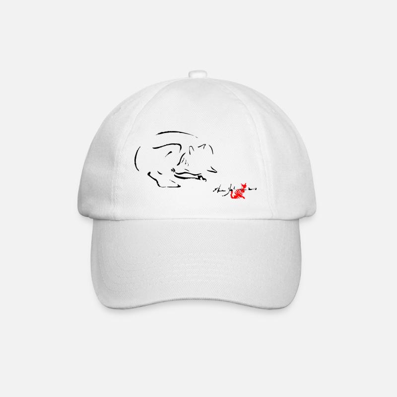 BLACK FOX, FOX DREAM, TRÄUMEN FOX, FOX, - Baseballkappe - Weiß/Weiß