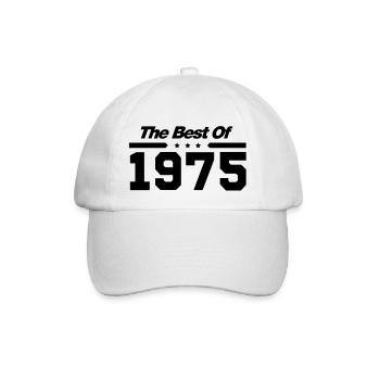 The best of 1975 - Baseballkappe - Weiß/Weiß - Vorne