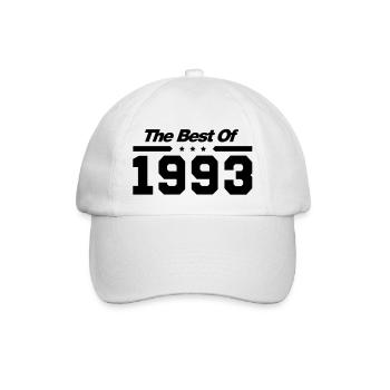 The best of 1993 - Baseballkappe - Weiß/Weiß - Vorne