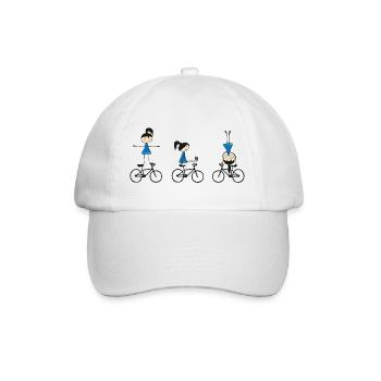 Artistic cycling, artistic cycling, indoor cycling - Baseball Cap - white/white - Front