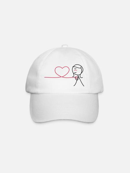 Together Forever (Picture 1 of 2) (Girl) - Baseball Cap - white/white