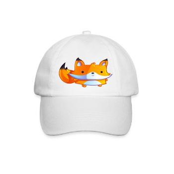 Youpie le renard - Casquette classique - blanc/blanc - Devant