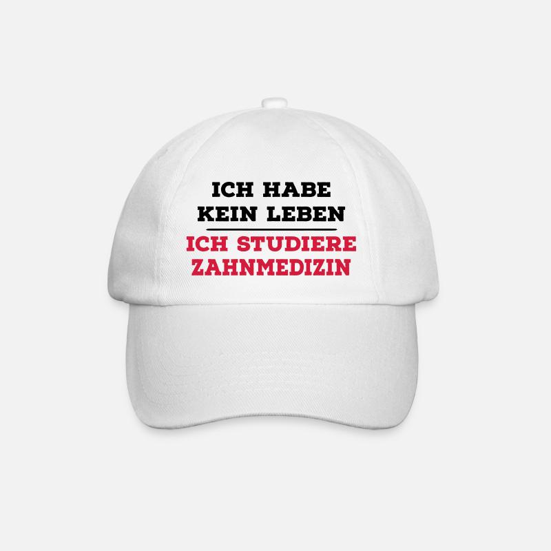 ZAHNMEDIZIN - Baseballkappe - Weiß/Weiß