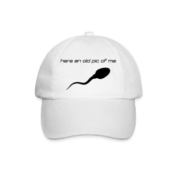 ici un vieux pic - Casquette classique - blanc/blanc - Devant