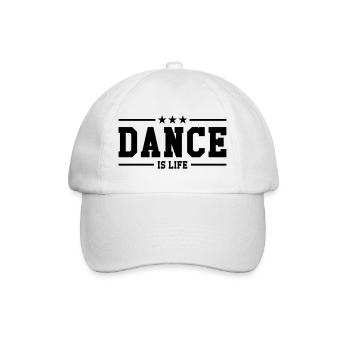 Dance is life - Casquette classique - blanc/blanc - Devant