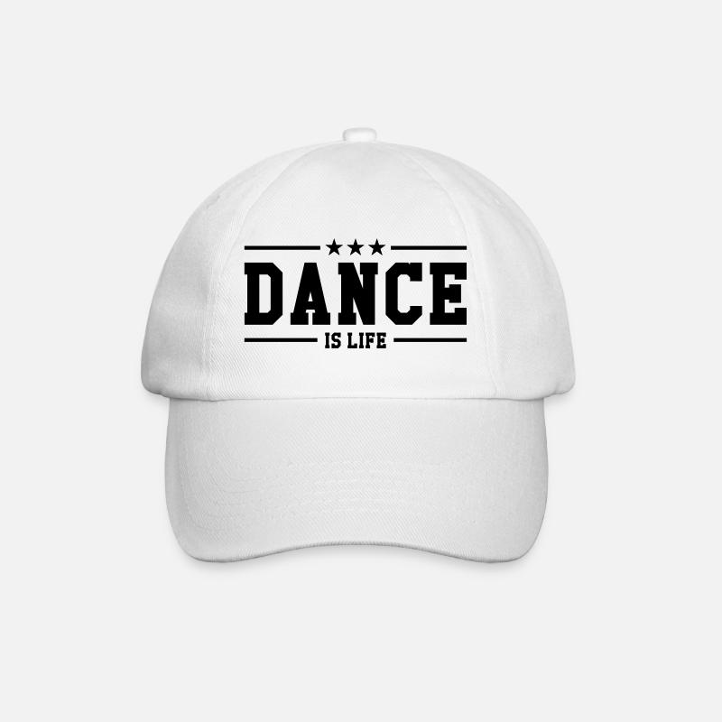 Dance is life - Casquette classique - blanc/blanc