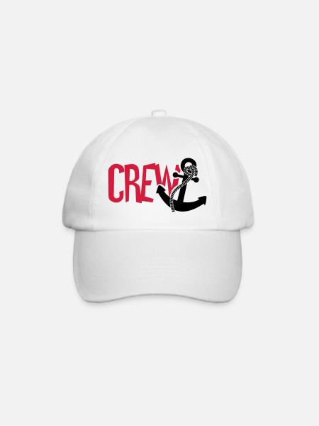 Marin ancre équipage - Casquette classique - blanc/blanc