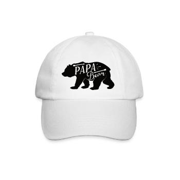 Daddy Bear - Baseball Cap - white/white - Front