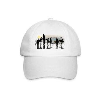 surfing - Baseballkappe - Weiß/Weiß - Vorne