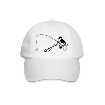 pêcheur à la ligne - Casquette classique - blanc/blanc - Devant
