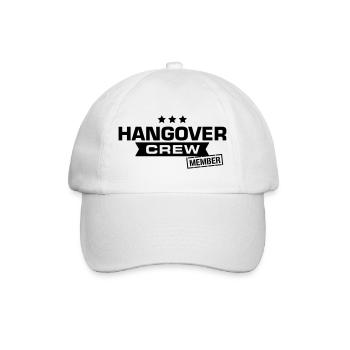 hangover crew junggesellenabschied - Baseballkappe - Weiß/Weiß - Vorne