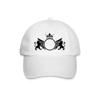 wappen_lions_001 - Baseballkappe - Weiß/Weiß - Vorne