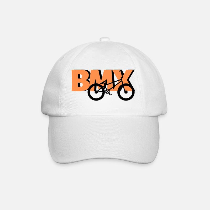 BMX Freestyle Pro Shirt - Baseballkappe - Weiß/Weiß