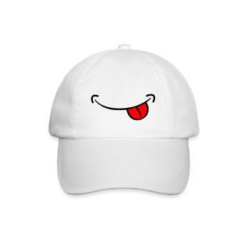 Sourire farceur - Casquette classique - blanc/blanc - Devant