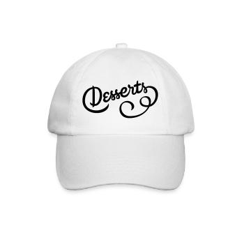 Great design for those with a sweet tooth - Baseball Cap - white/white - Front