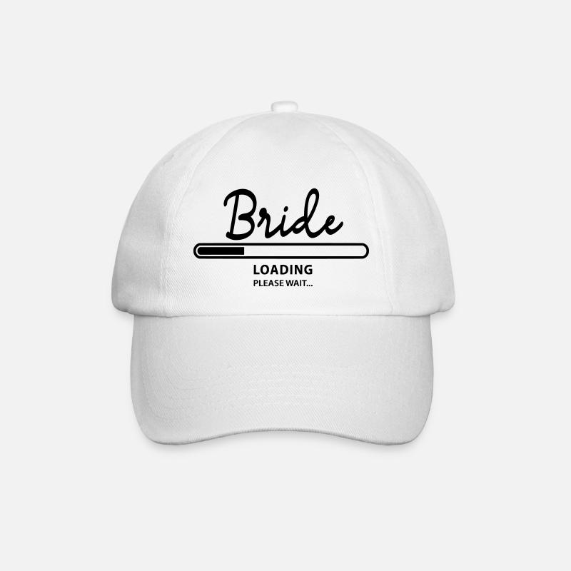 chargement de la mariée - Casquette classique - blanc/blanc