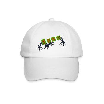 Team, group, ant - Baseball Cap - white/white - Front