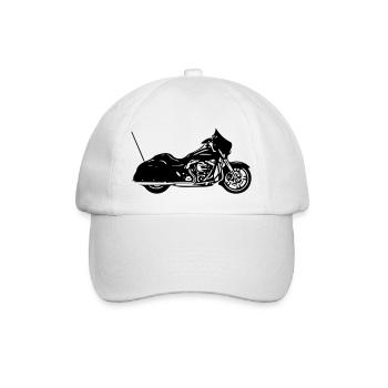 Road King Desing - Baseballkappe - Weiß/Weiß - Vorne