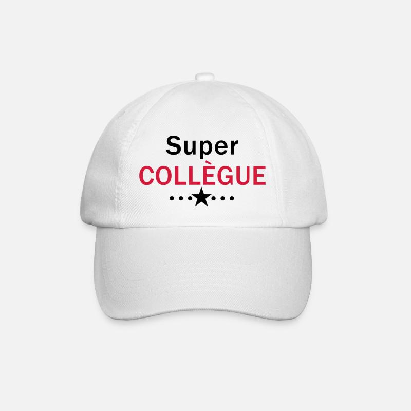 Super collègue - Casquette classique - blanc/blanc