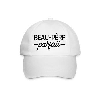 Beau père parfait - Casquette classique - blanc/blanc - Devant