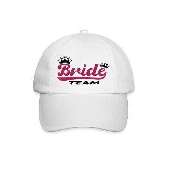 Équipe mariée - Casquette classique - blanc/blanc - Devant