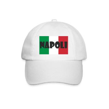 Napoli Design - Baseballkappe - Weiß/Weiß - Vorne