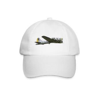 B-17 - Baseball Cap - white/white - Front