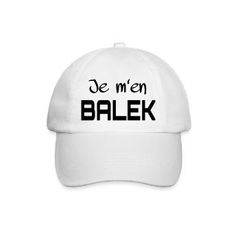Je m'en balek - Casquette classique - blanc/blanc - Devant