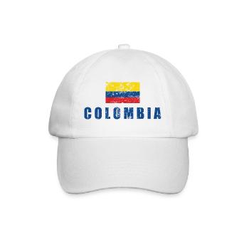 colombia - Baseball Cap - white/white - Front