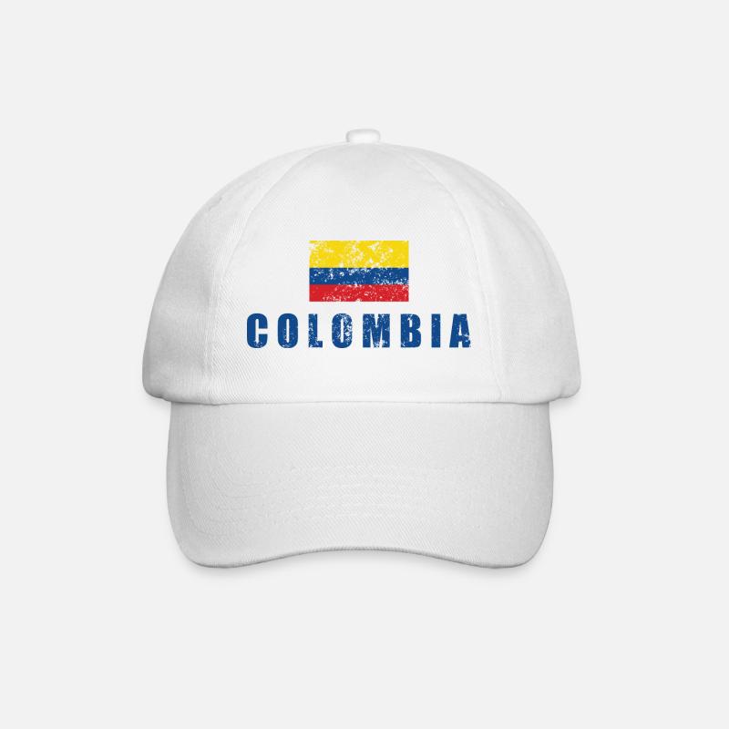 Colombie - Casquette classique - blanc/blanc