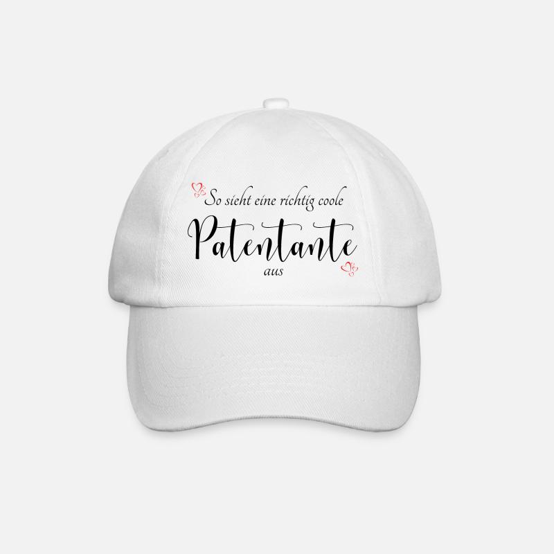 Patentante - Baseballkappe - Weiß/Weiß
