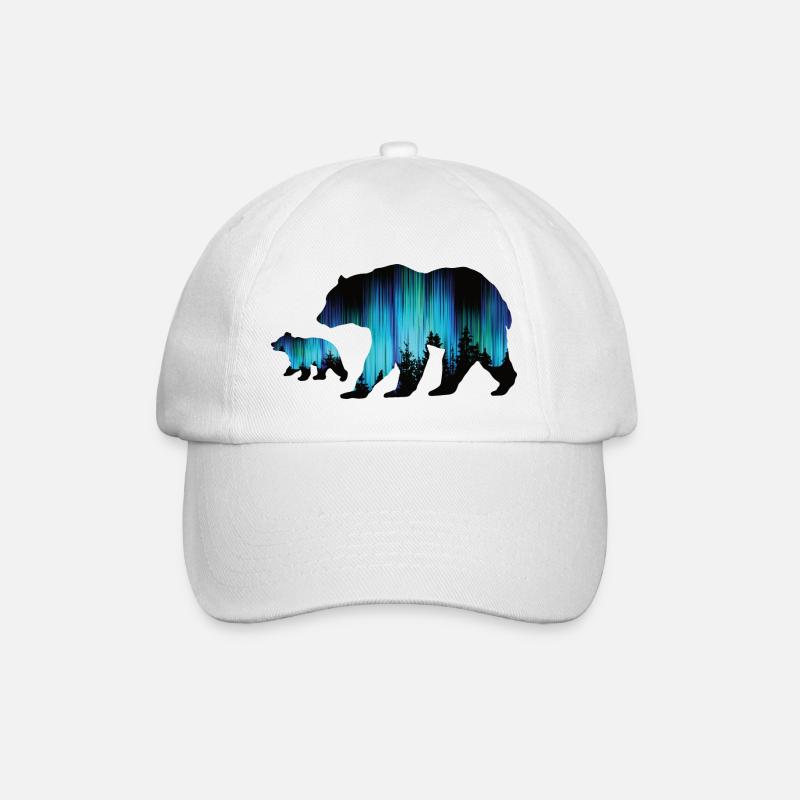Geschenkidee Naturschutz Klimaschutz Umwelt - Baseballkappe - Weiß/Weiß