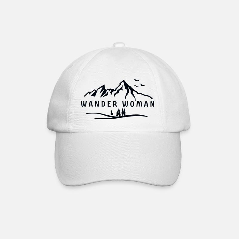 Wander Woman + + + supaländ - Baseballkappe - Weiß/Weiß