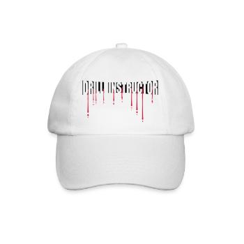 Blut Drill Instructor - Baseballkappe - Weiß/Weiß - Vorne