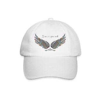 I am a free soul - Baseball Cap - white/white - Front