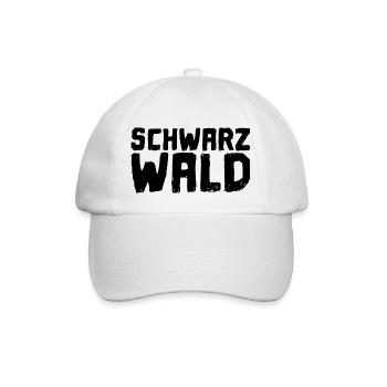 Schwarzwald | Gebirge | Wandern | Urlaub - Baseballkappe - Weiß/Weiß - Vorne