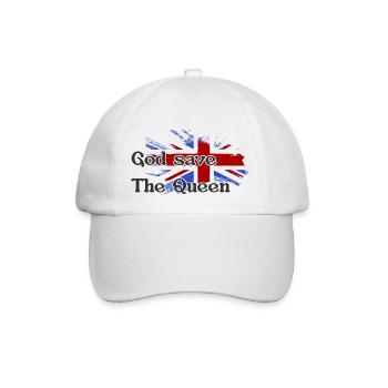 God save the queen - England - Baseball Cap - white/white - Front