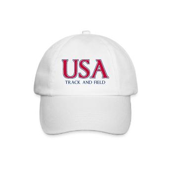 USA Athlétisme - Couleurs Nationales - Amérique - Casquette classique - blanc/blanc - Devant