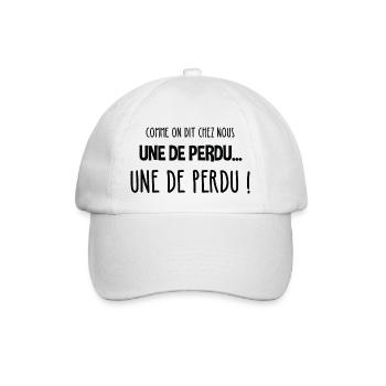 comme on dit chez nous cadeau - Casquette classique - blanc/blanc - Devant