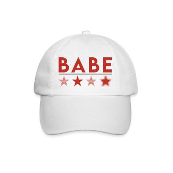 Babe - Baseball Cap - white/white - Front